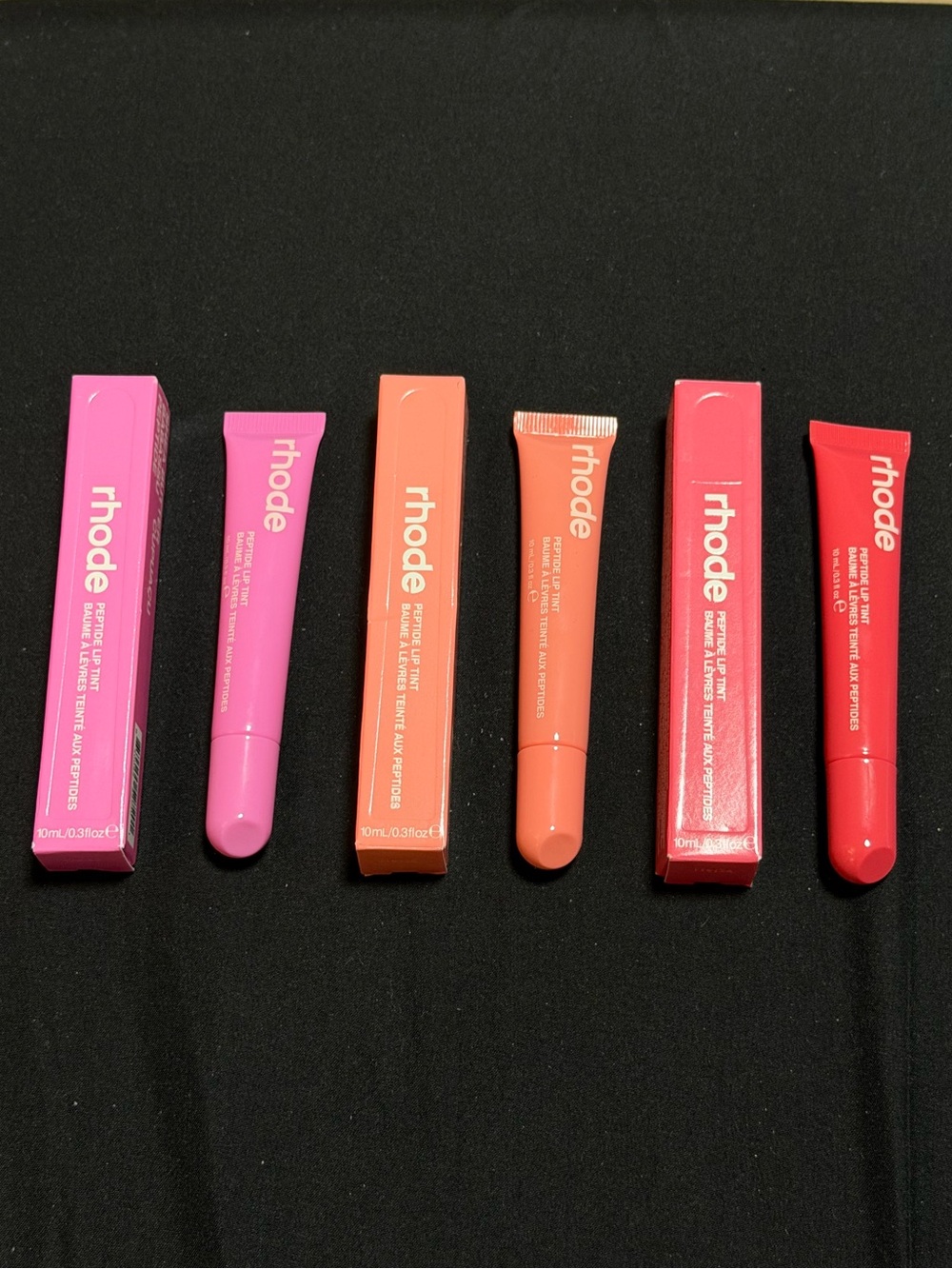 Limited Edition RHODE Peptide Lip Tint Trio